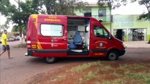 Idosa de 65 anos é socorrida no Bairro Cascavel Velho