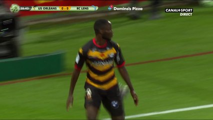 L'ouverture du score pour Orléans signée Joseph Lopy / Ligue 2 - 9ème journée