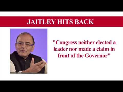 Arun Jaitley Hits Back at Congress