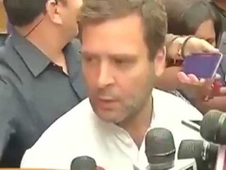 Rahul Gandhi Speaks to Press on Election Results