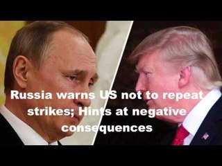 Descargar video: US Attacks Syrian Airbase; Russia Asks Not to Repeat