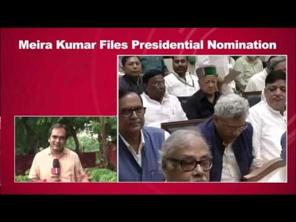 Meira Kumar Files Nomination