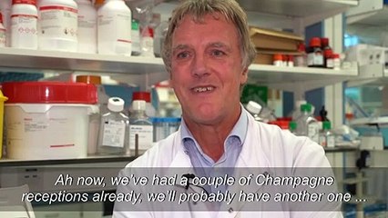 British Nobel winning scientist celebrates 'greatest honour'