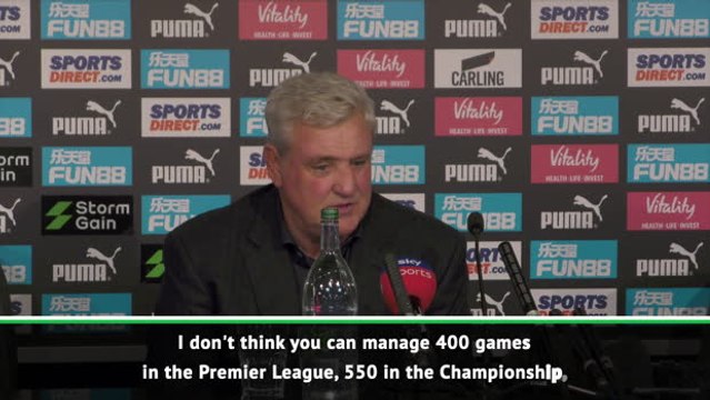 I've managed 400 Premier League games - Bruce hits back at critics
