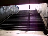 Chute stair gap