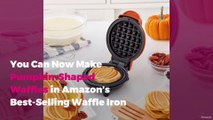 You Can Now Make Pumpkin-Shaped Waffles in Amazon’s Best-Selling Waffle Iron