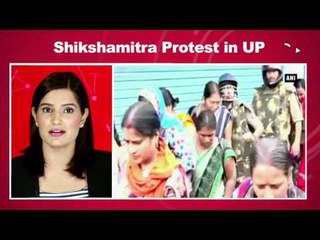 Contractual Teachers Protest in UP