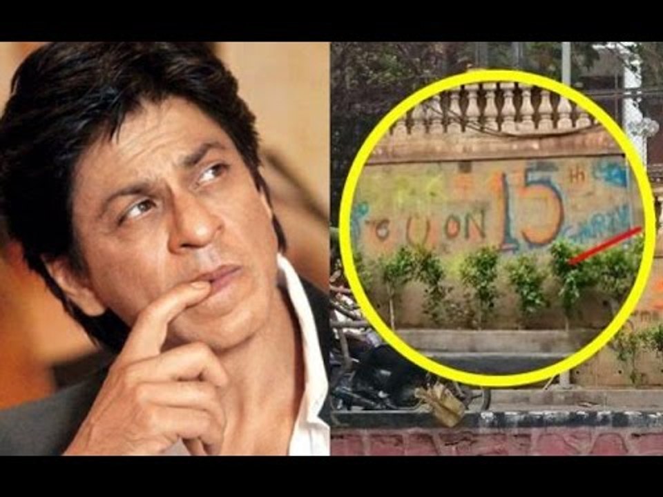 Graffiti Outside Mannat | Shahrukh Khan's Publicity Stunt For 'FAN' EXPOSED | SpotboyE