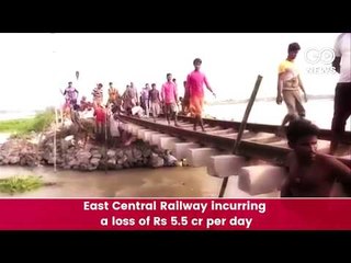 Floods Hit Railways With Losses