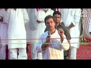 Rahul Flays Centre In Amethi