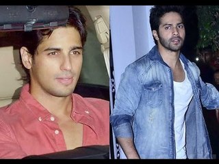 Sidharth Malhotra Wants To Take Varun Dhawan's Place | SpotboyE