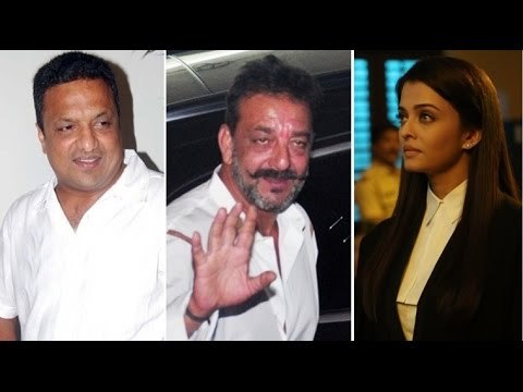 Sanjay Dutts visits Aishwarya Rai Bachchan and Sanjay Gupta on the sets of Jazbaa | SpotboyE