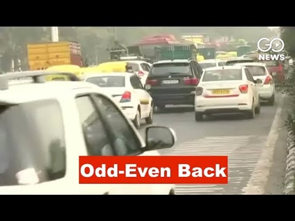 Odd-Even Is Back In Delhi