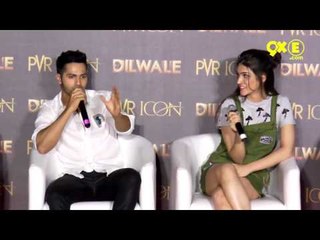 Varun Dhawan calls Kriti Sanon HOT | 'Manma Emotion Jage' Song Launch | Dilwale