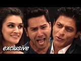 DIWALE | Most FUNNY Interview | Shah Rukh Khan, Varun Dhawan & Kriti Sanon | SpotboyE