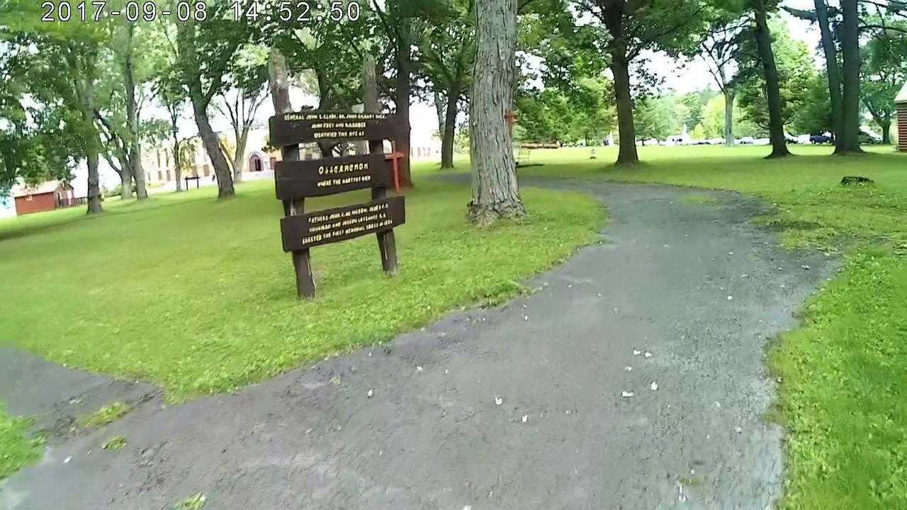 30 Fatima Pilgrimage walk across USA   #79  Auriesville Shrine, Sunday Mass