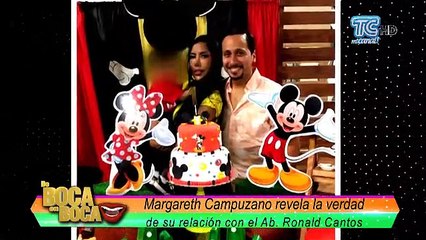 Margareth Campuzano revela la verdad sobre su vínculo con el abogado Ronald Cantos.