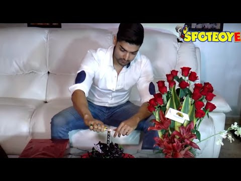 Gurmeet Choudhary Cuts His Birthday Cake With Media - Watch Guru's Birthday Celebration