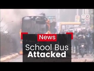 School Bus Attacked