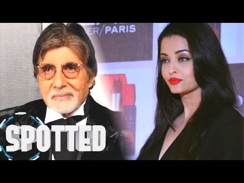 SPOTTED | Stunning Aishwarya Rai Bachchan & Big B PROMOTE Their Films