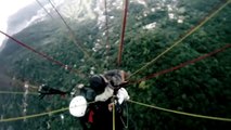 Paragliders Pray Their Way Out of the Clouds