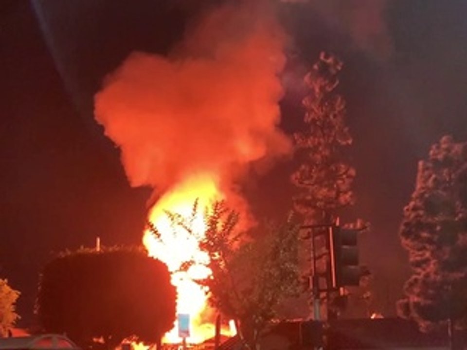 Huntington Beach Octoberfest 2nd of 3 explosions