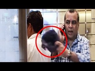 Paresh Rawal PUNCHED His Fan At Airport | SHOCKING | SpotboyE