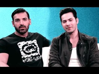 There’s something Varun Dhawan doesn’t like about John Abraham | Exclusive Interview | DISHOOM
