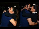 Arjun Rampal SPOTTED KISSING his wife Mehr at the Airport | SpotboyE