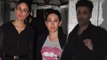 Mommy-to-be Kareena Kapoor NIGHT OUT with Karisma Kapoor and Karan Johar | Spotted