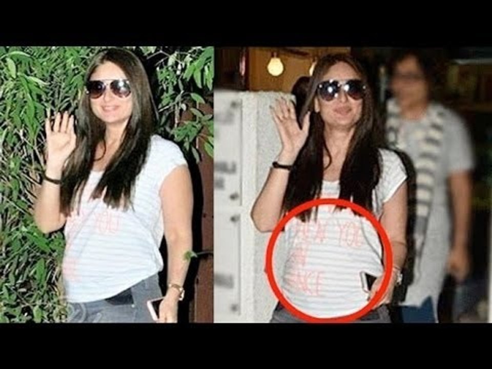 SPOTTED : Kareena Kapoor's BABY BUMP Caught On Camera