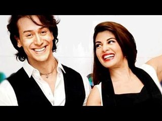 Jacqueline Fernandez and Tiger Shroff at the launch of a Cinema Hall | SpotboyE