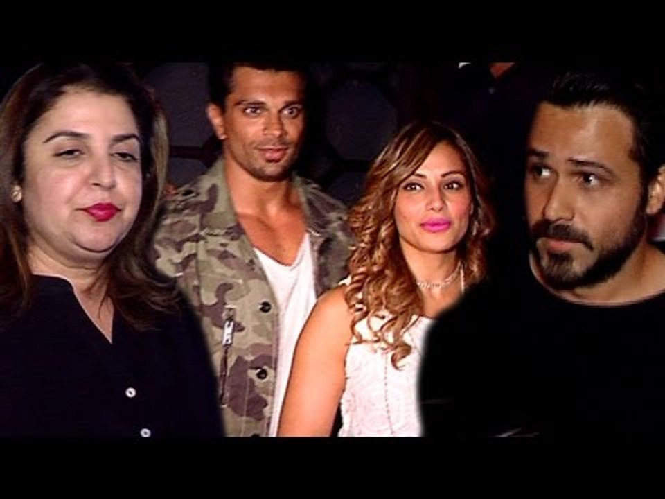 Anil Kapoor, Bipasha Basu, Emraan Hashmi, Karan Singh Grover at birthday bash | SpotboyE