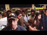 SPOTTED : Shah Rukh Khan and daughter Suhana at the Airport | SpotBoyE