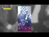 A dashing Mahendra Singh Dhoni and Sushant Singh Rajput at the trailer launch of MS Dhoni | SpotboyE