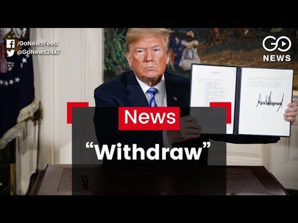 Trump withdraws US