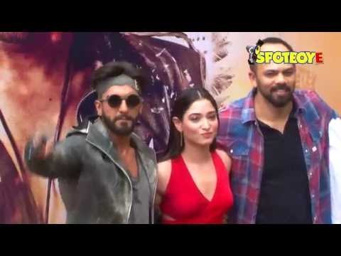 Uncut Ranveer Singh and Tamannah Bhatia at the world Premier of RANVEER CHING RETURNS | SpotboyE