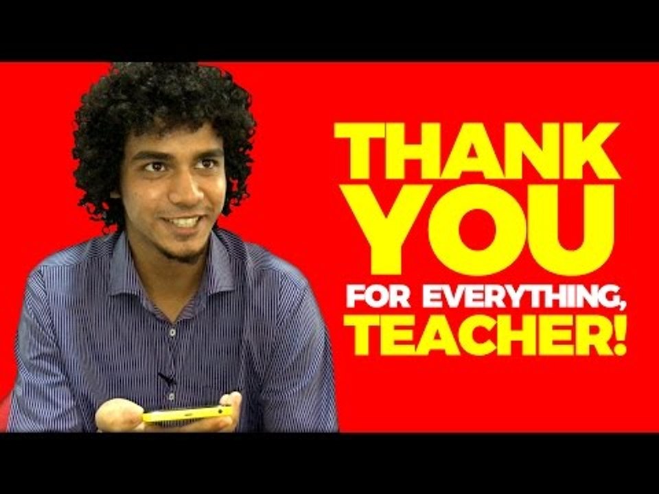When Was The Last Time You Said 'Thank You' To Your Teacher? | Teachers' Day Special
