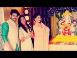 Gurmeet Choudhary and Debina Bonnerjee doing Ganesh Pooja | SpotboyE