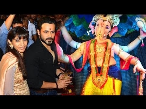 Emraan Hashmi visited Mumbai Cha Raja Ganesh Galli | Ganesh Chaturthi 2016