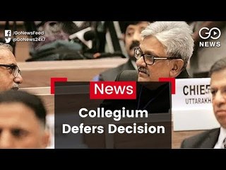 SC Collegium Defers Decision