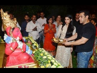 Salman Khan's family Ganesha arrives | 2016 | SpotboyE