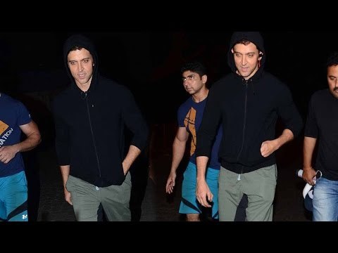 Hrithik Roshan and Harshvardhan Kapoor Spotted post Jogging and a Walk | SpotboyE