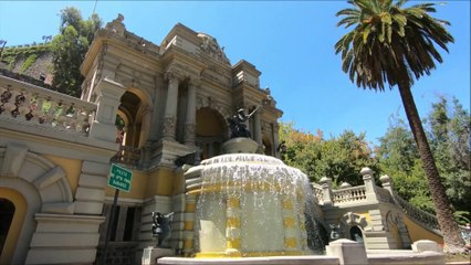 Santa Lucia Hill in Santiago, Chile