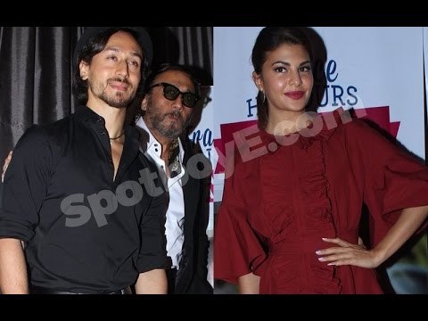 SPOTTED: Jackie Shroff, Tiger Shroff, Jacqueline Fernandez Support Sajid Nadiadwala