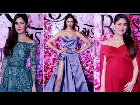 Deepika Padukone, Kareena Kapoor, Katrina Kaif at Lux Golden Rose Awards | SpotboyE