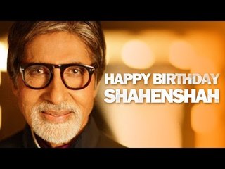 Happy Birthday Amitabh Bachchan Mega Star of Bollywood | SpotboyE