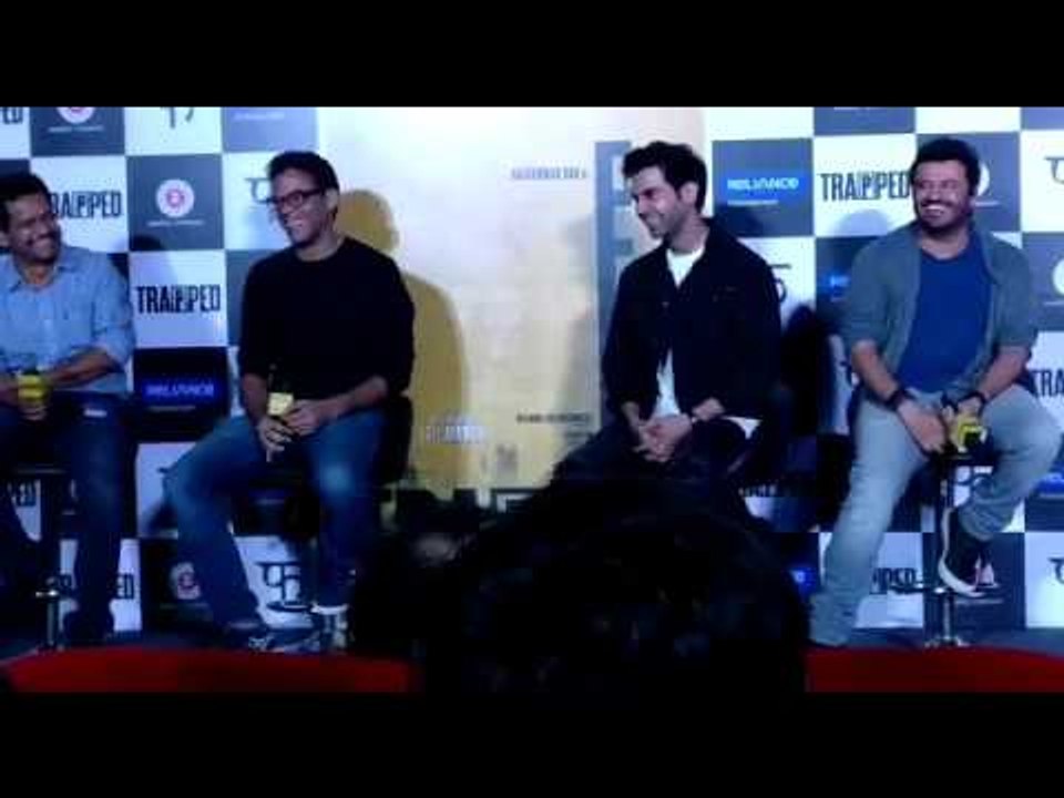 Rajkumar Rao, Vikramaditya Motwane, Vikas Bahl at Trapped Trailer Launch | SpotboyE