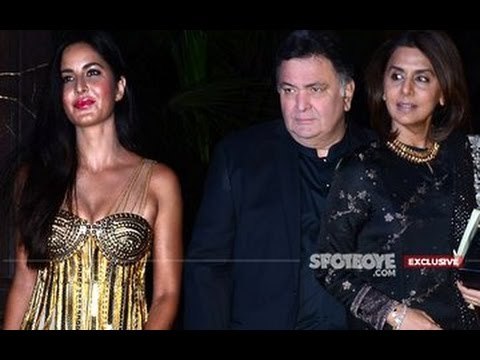 Katrina Kaif Shares Icy Vibes With Ranbir's Parents Rishi & Neetu at Manish Malhotra's Birthday