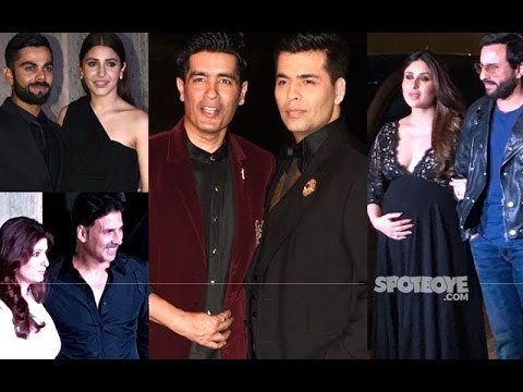 Shahrukh Khan, Kareena, Anushka-Virat Party Hard at Manish Malhotra’s Birthday Bash
